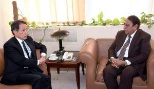 Takashi Kurai meets Finance Minister