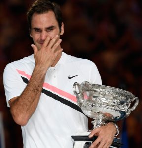 Tearful Federer wins Australian Open for 20th Slam title