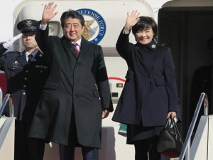 Japan PM heads to Europe amid North Korea tensions