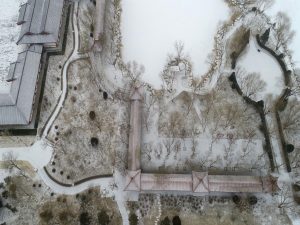 Snow blanket painting