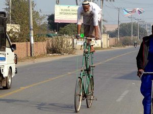 Stunt on Bicycle
