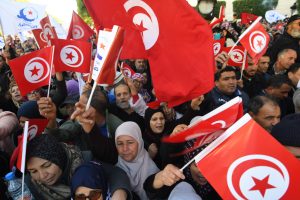 New protests as Tunisia marks uprising anniversary