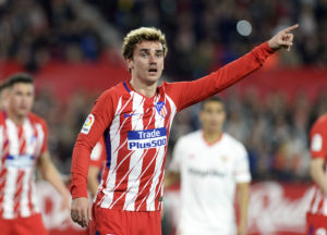 Griezmann hat-trick as Atletico trounce Sevilla, cut gap on Barcelona Griezmann hat-trick as Atletico trounce Sevilla, cut gap on Barcelona