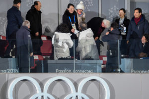 South Korea's Moon watches concert with Kim Jong Un's sister