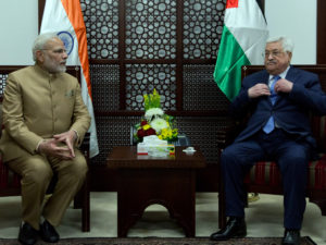 Modi becomes first Indian PM to visit West Bank