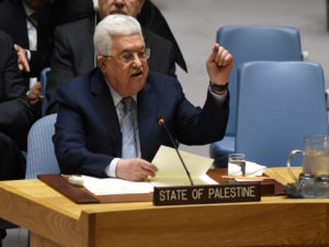 Abbas calls for Mideast peace conference in rare UN speech