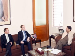Gareth Bayley calls on Miftah Ismail