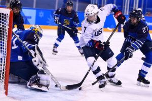 US women tested by Finland but take Olympic hockey opener 3-1