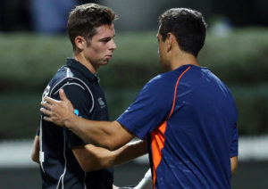 New Zealand beat England by three wickets in first ODI