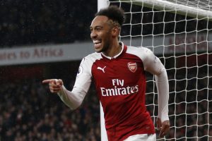 Aubameyang bags first Arsenal goal on debut