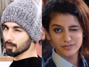 Seems like Shahid Kapoor is inspired by Priya Prakash's viral wink