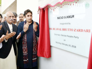 Bilawal inaugurates NICVD Institute