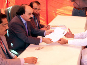 34 candidates of various political parties file nomination paper for senate poll from KP