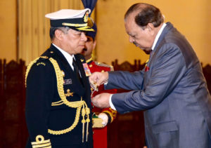 President confers Nishan-e-Imtiaz on Malaysian Royal Navy's chief