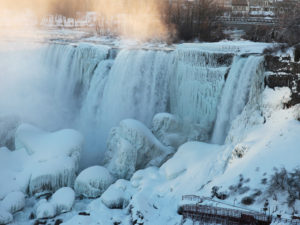 Freeze the Niagara Falls