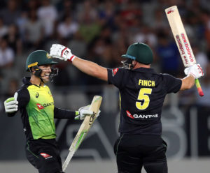 Australia set T20 run chase record to beat New Zealand