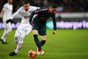 Torres strikes twice as Atletico thrash Lokomotiv Torres strikes twice as Atletico thrash Lokomotiv