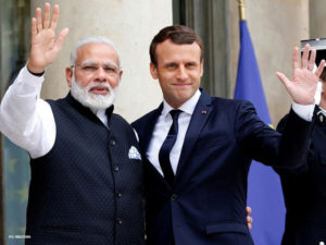 Macron-Modi love on show as France courts India