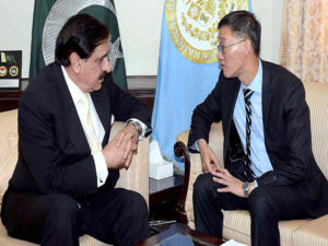 Chinese ambassador calls on Nasser Janjua