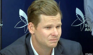 Tearful Steve Smith seeks forgiveness, apologises