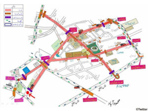 Traffic guide for PSL3 final in Karachi