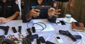Illegal weapons recover during search operation