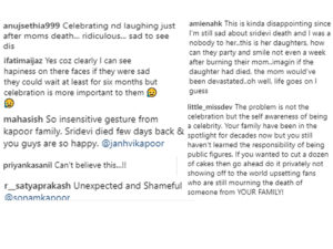 Janhvi gets trolled for celebrating birthday few days after Sridevi’s demise Janhvi gets trolled for celebrating birthday few days after Sridevi’s demise