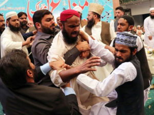 Man who threw shoe at Nawaz sent on 14-day judicial remand