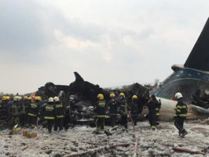 Bangladesh plane carrying 71 people crashes in Kathmandu
