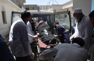 Blast at election centre in Afghan capital kills more than 50