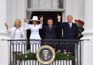 Brigitte Macron praises 'fun' Melania Trump