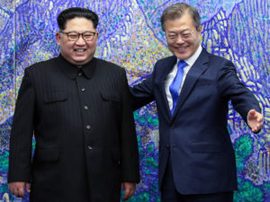 North and South Korea hold historic summit