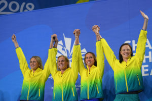 Australia break women's 4x100m freestyle world record