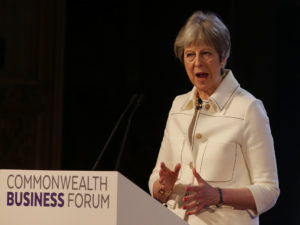 Theresa May calls for greater use of international standards across the Commonwealth