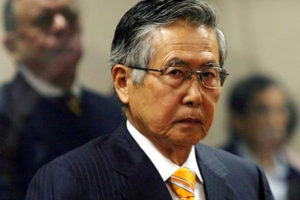 Former Peru leader Fujimori says has tumor in his lungs