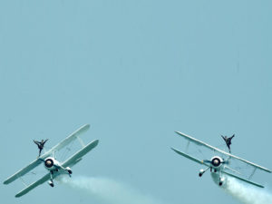 Dance on aircraft