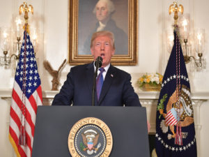 Trump says 'Mission Accomplished!' after Syria strikes