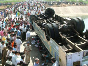 21 dead as truck en route to Indian wedding crashes: police