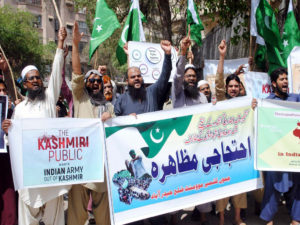 Protest rallies carry out against killings in IoK