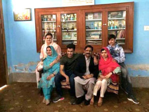 Malala back to home with tearful eyes