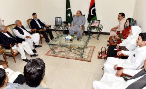 Renowned political leaders of KPK call on Asif Zardari