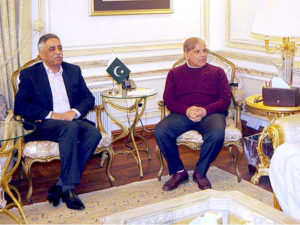 CM Shehbaz meets Sindh Governor Zubair in Karachi