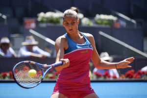Plisova smashes umpire's chair after losing Rome match