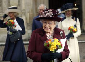 Queen Elizabeth meets newest British royal Louis, her sixth great-grandchild