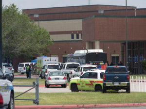 Ten dead in Texas school shooting, student arrested
