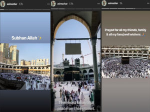 In pictures: Pakistani singer Asim Azhar takes his mother for Umrah