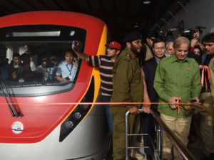 Pictures: Lahore finally gets its much-awaited Orange Line Metro Train