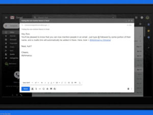Gmail’s new update lets users ‘@’ mention contacts in emails Gmail’s new update lets users ‘@’ mention contacts in emails