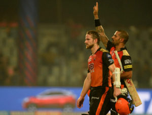 Williamson, Dhawan power Sunrisers to IPL play-offs