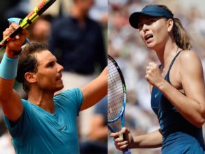 Nadal, Sharapova survive scares as Serena returns